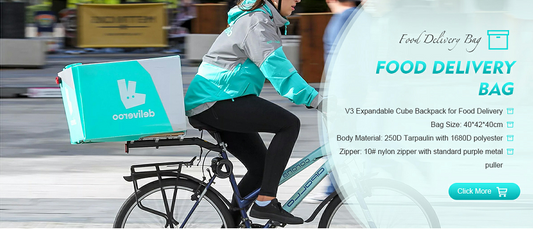 Evimota Ecorio Customize Logo Waterproof Food Delivery Backpack