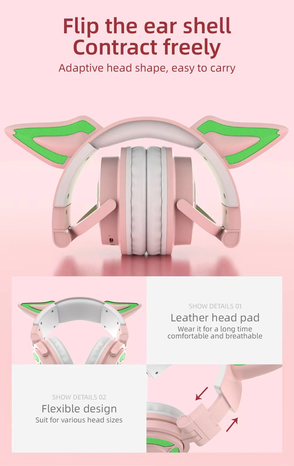 Lazada and shopee hotselling -DJ Cosplay Gaming Headsets/Wired/wireless/Dynamic/Indidvudal