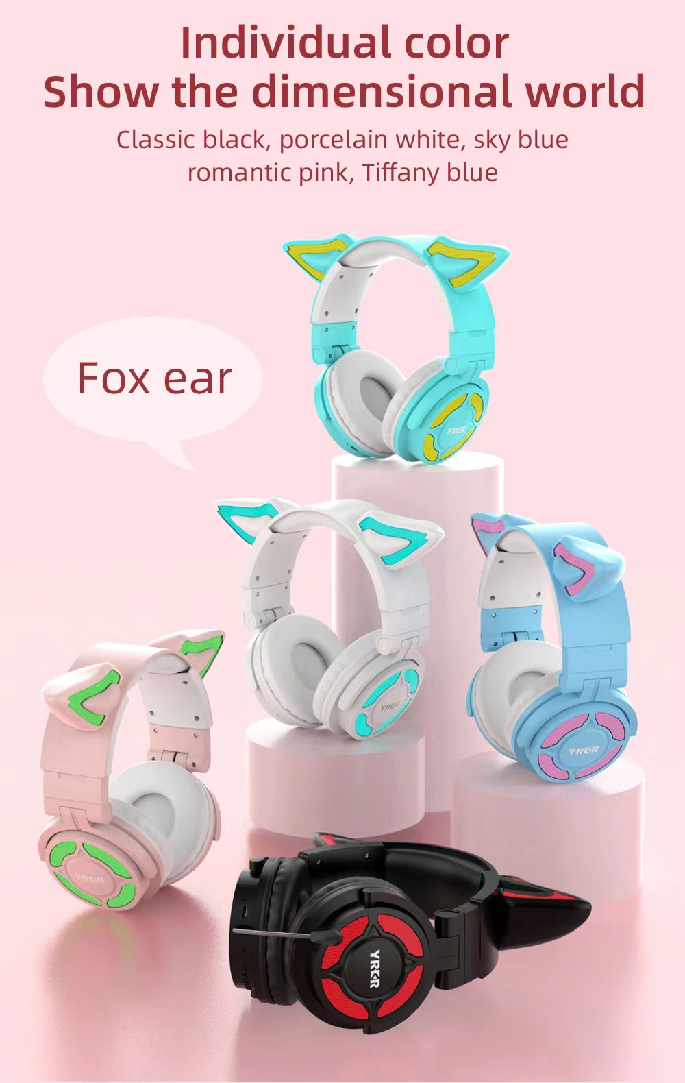 Lazada and shopee hotselling -DJ  Cosplay Gaming Headsets/Wired/wireless/Dynamic/Indidvudal