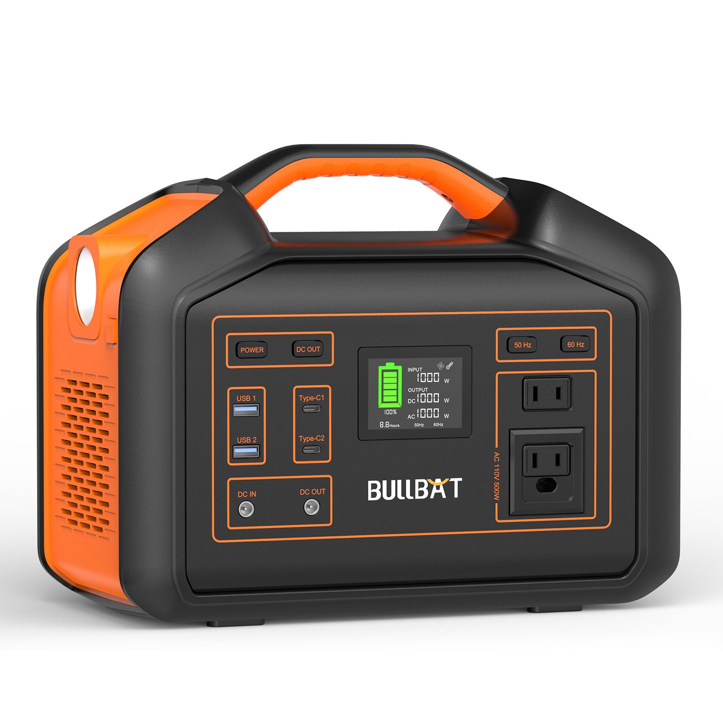 US Warehouse 500w MPPT Portable Solar Power Station compatible with Solar panel