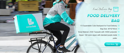 Evimota Ecorio Customize Logo Waterproof Food Delivery Backpack