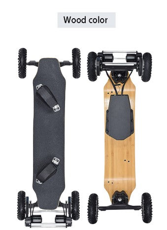 2022 Fashionable Ecorio Bamboo Cool Teenages Street Electric Skateboard