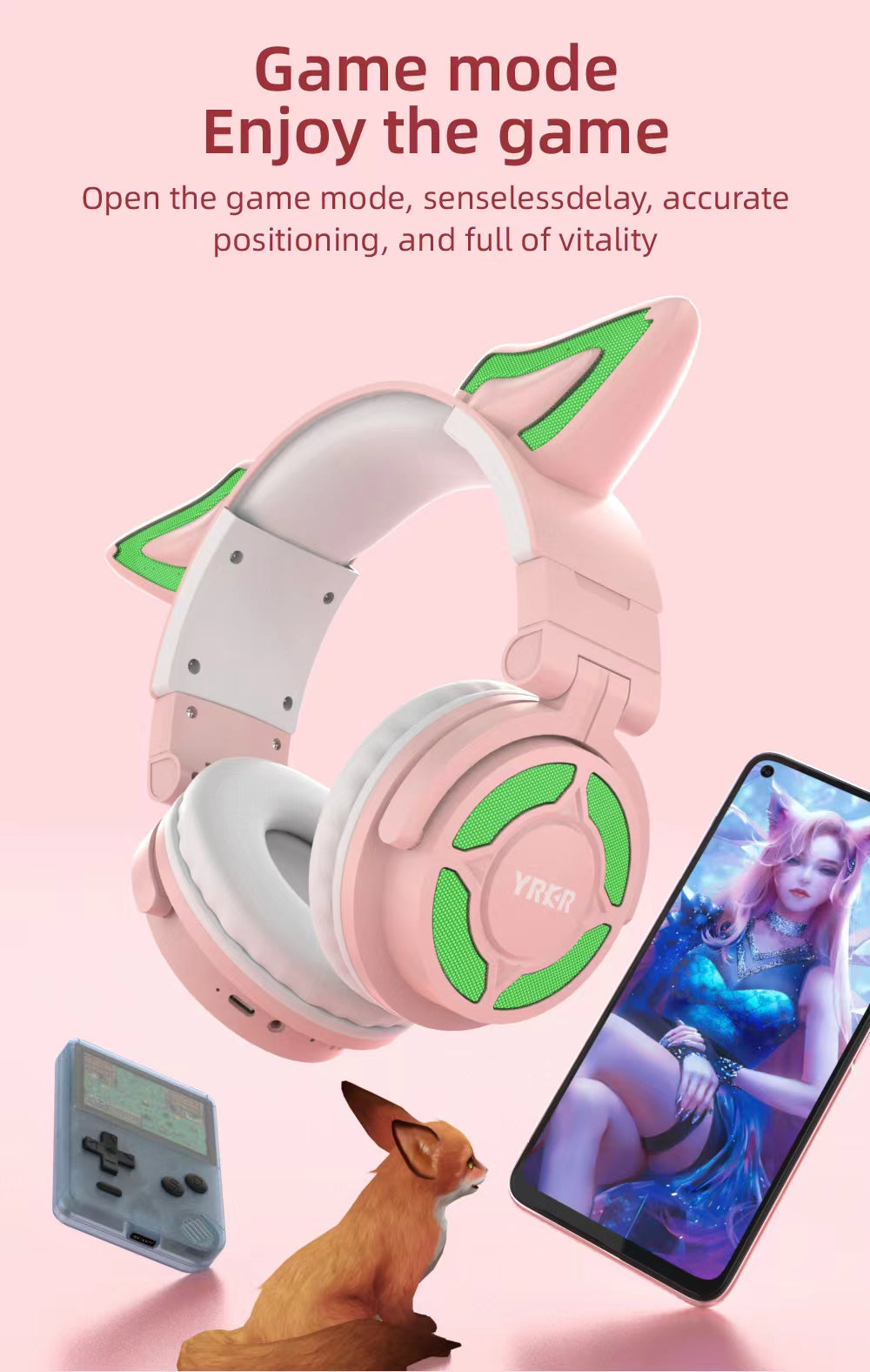Lazada and shopee hotselling -DJ  Cosplay Gaming Headsets/Wired/wireless/Dynamic/Indidvudal