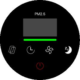 Low Noise Tuya App Voice Control Desk Air Purifier for Home