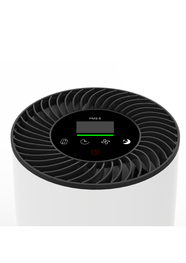 Low Noise Tuya App Voice Control Desk Air Purifier for Home